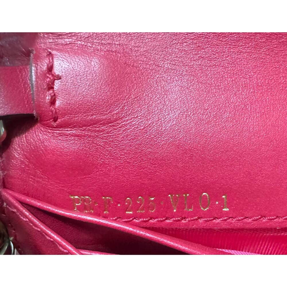 Auth Valentino Garavani Hot Pink Rockstud Wristlet Wallet - Picture 15 of 16